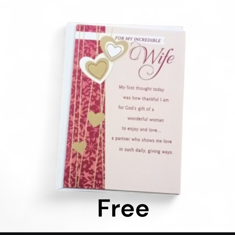 Free With Purchase Anniversary card for wife.